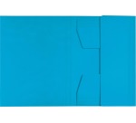Leitz Recycle chemise à rabats, en carton, ft A4, bleu