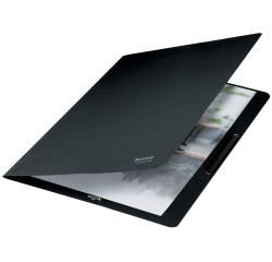 Meitz Recycle chemisa à élastiques sans rabats, en carton, ft A4, noir