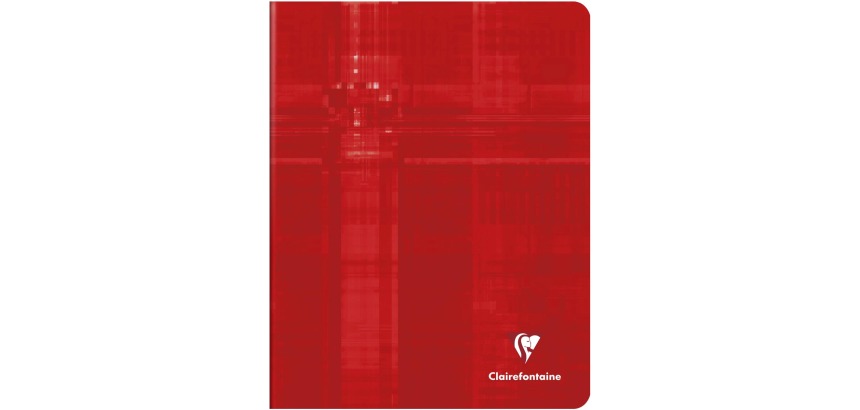 Clairefontaine Heft Metric, ft 16,5 x 21 cm, kariert 5x5 mm, rot