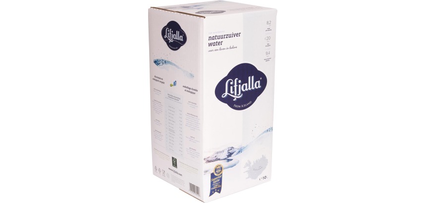 Lifjalla water, bag-in-box van 10 liter