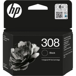 HP cartouche d'encre 308, 160 pages, OEM 7FP21UE, noir