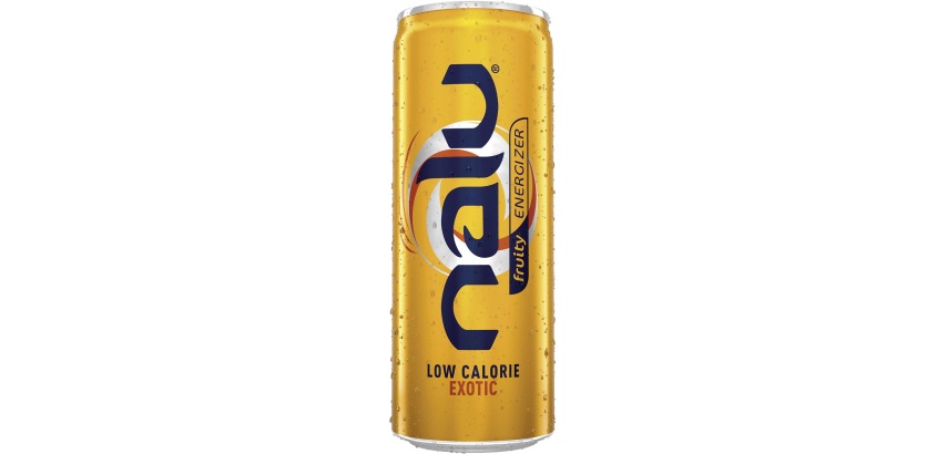 Nalu boisson énergisante Exotic, cannette de 25 cl, paquet de 24