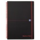 Oxford BLACK N' RED cahier spiralé en plastique, 140 pages ft A4, quadrillé 5 mm