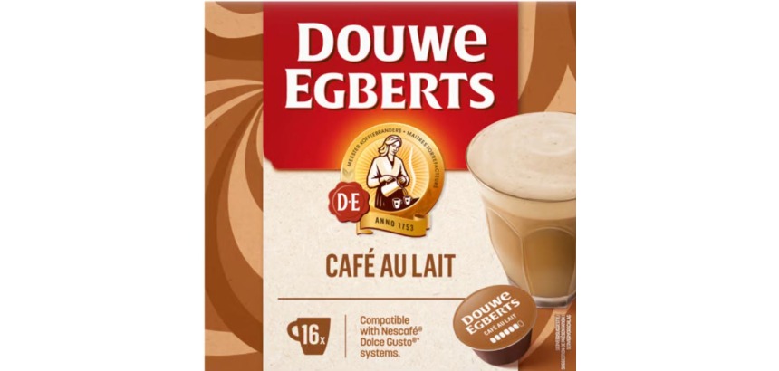 Douwe Egberts Dolce Gusto dosettes de café Café au lait, paquet de 16 pièces