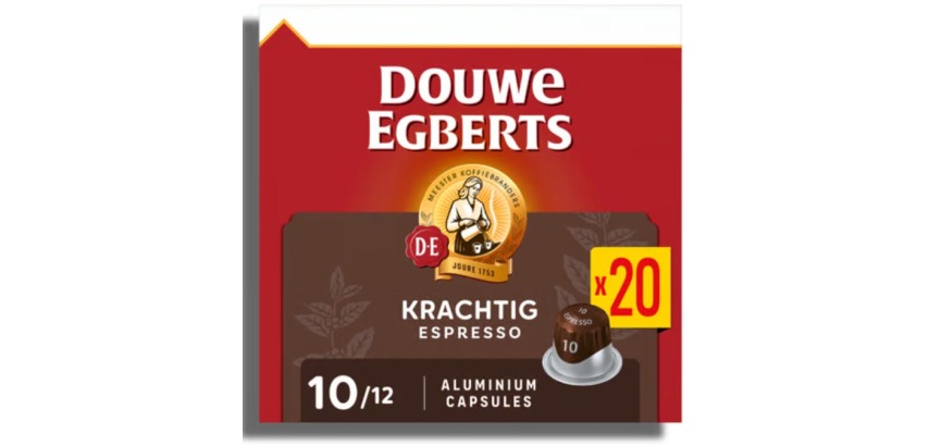 Douwe Egberts Espresso-Kaffeekapseln, Paket mit 20 Stück