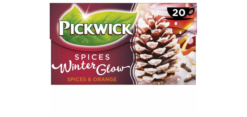 Pickwick tea, black tea winter glow, fairtrade, pack of 25 bags