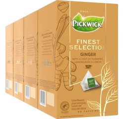 Pickwick thé finest selection, gingembre, paquet de 25 sachets