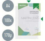 Leitz Premium L Model Sleeve Copysafe A4 PP 0.17mm Transparent 100 Pieces