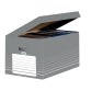 Elba archiefcontainer, ft  34,5 x 45 x 28 cm, grijs en wit