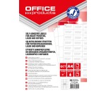 OFFICE products etiketten, wit, rechte hoeken, 100 vel, 70 x 35 mm, 24 etiketten per vel