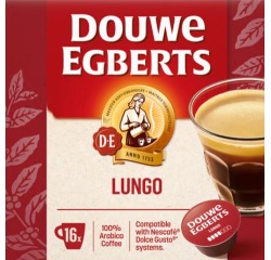 Douwe Egberts Dolce Gusto coffee pods Lungo, pack of 16 pieces