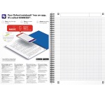 Oxford Office Essentials spiraalschrift, 180 bladzijden, ft 17,6 × 25 cm (B5), 90 vel, geruit 5 mm, geass