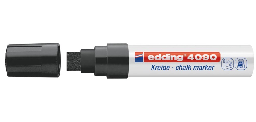 Edding Marqueur craie e-4090 noir