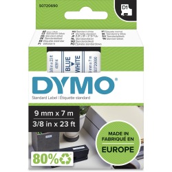 DE_DYMO RUBAN D1 9MM BLEU/BLANC