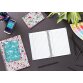 Oxford Floral couverture souple carnet de notes, ft A6, 80 feuilles, ligné, 4 décors assortis