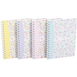 En_floral cahier a6 q 50f ass