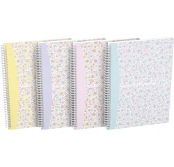 En_floral cahier b5 q 60f ass