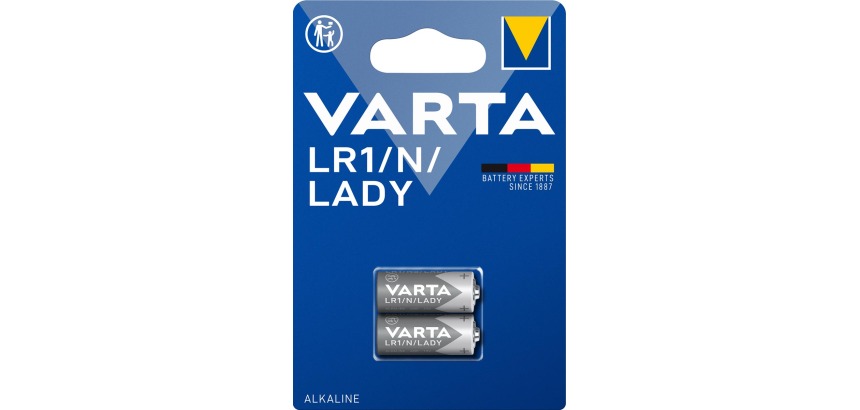 VARTA Knopfzelle 2x LR1/N/Lady Alkaline