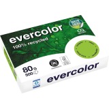 Clairefontaine Evercolor, gekleurd gerecycleerd papier, A4, 80 g, 500 vel, appelgroen