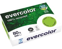 Clairefontaine Evercolor, gekleurd gerecycleerd papier, A4, 80 g, 500 vel, appelgroen