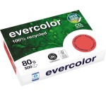 Clairefontaine Evercolor, papier couleur recyclé, A4, 80g, 500 feuilles, framboise