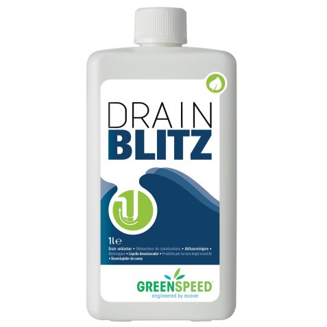 Greenspeed by ecover déboucheur Drain Blitz, flacon de 1 l