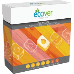 Ecover tablettes pour lave-vaisselle, boîte de 68 pièces