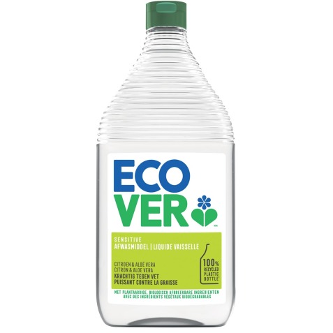 Ecover liquide vaiselle, parfum citron & aloe vera, bouteille de 1 l