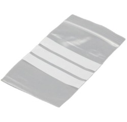 gripsealzakjes, ft 230 x 320 mm, 50 micron, met schrijfvlak en ophanggat, doos van 1000 stuks
