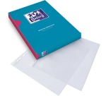 Oxford perforated pouches, A4, clear PP, 11 holes, 50 microns, pack of 100 pieces