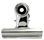 LPC bulldog clip 38 mm, silver, box of 10 pieces