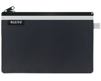Leitz WOW Pochette, L, 2 compartiments, noir