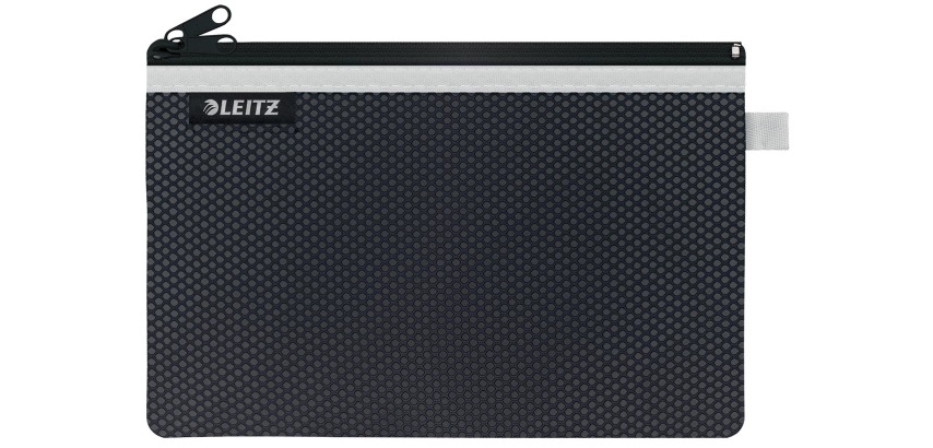 Leitz WOW Mappe, L, 2 Fächer, schwarz