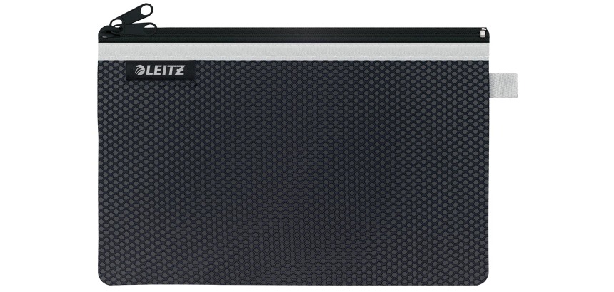 Leitz WOW Mappe, L, 2 Fächer, schwarz