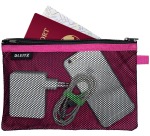 Leitz WOW Pochette, L, 2 compartiments, rose
