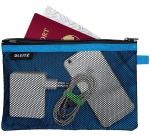 Leitz WOW Pochette, L, 2 compartiments, bleu