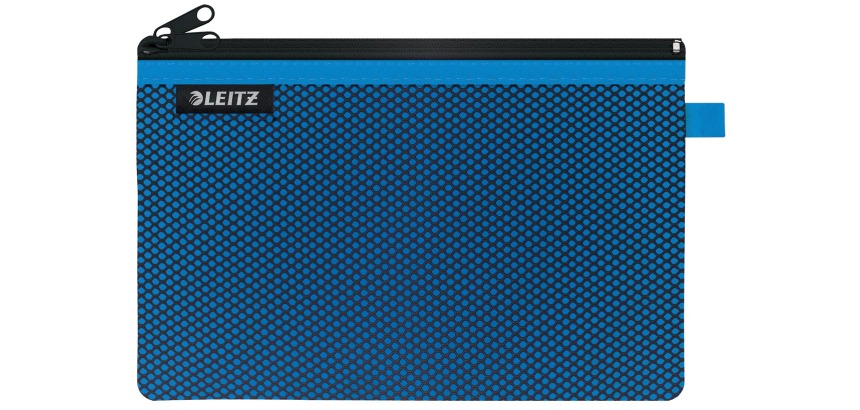 Leitz WOW Pochette, L, 2 compartiments, bleu