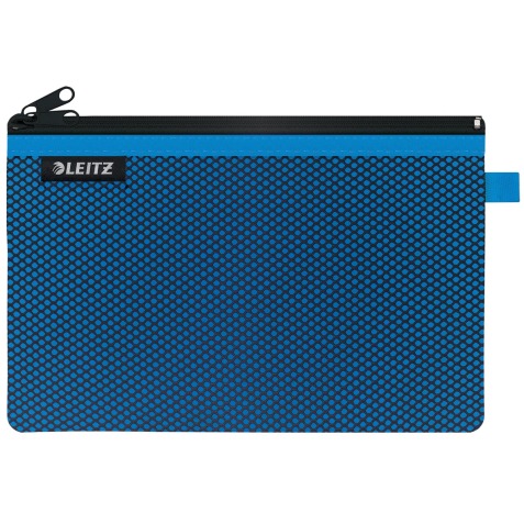 Leitz WOW Etui, L, 2 vakken, blauw