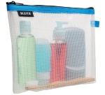 Trousse à cosmétique WOW Traveller, transparent/rose