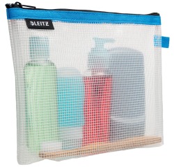 Trousse à cosmétique WOW Traveller, transparent/rose