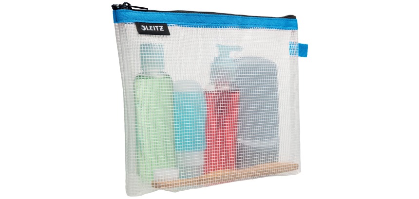 Trousse à cosmétique WOW Traveller, transparent/rose