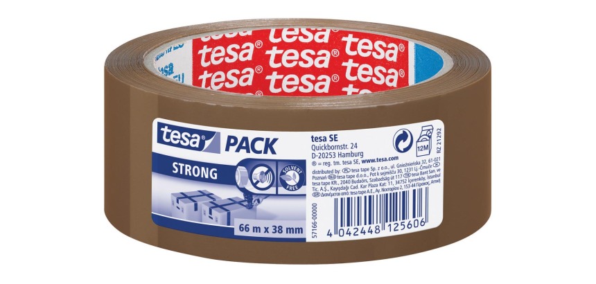 Ruban d'emballage Tesa 05042 Strong 38mmx66m brun