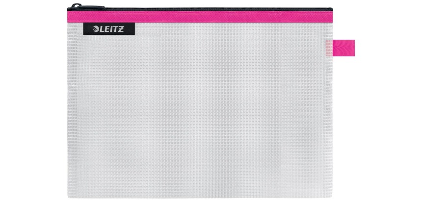 WOW Traveller zippered pouch, M, fuchsia