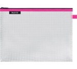 Pochette à fermeture zip WOW Traveller, L, fuchsia