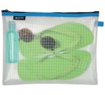 Pochette à fermeture zip WOW Traveller, L, fuchsia