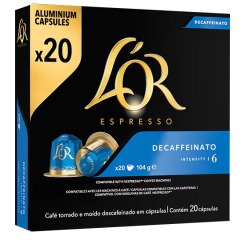 Café L'OR Espresso Decaffeinato 20 capsules