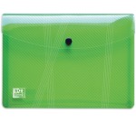 Pochettes de rangement à pression Oxford Hawaï 18 x 25,5 cm couleurs assorties