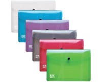 Storage pouches with press stud Oxford Hawaii 18 x 25.5 cm assorted colors