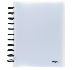 Atoma protège-documents, pour ft A4, en PP, avec 100 pochettes, couleurs assorties