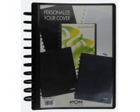Carpeta de fundas removibles ATOMA en polipropileno opaco, personalizables A4, 100 fundas - 200 visualizaciones